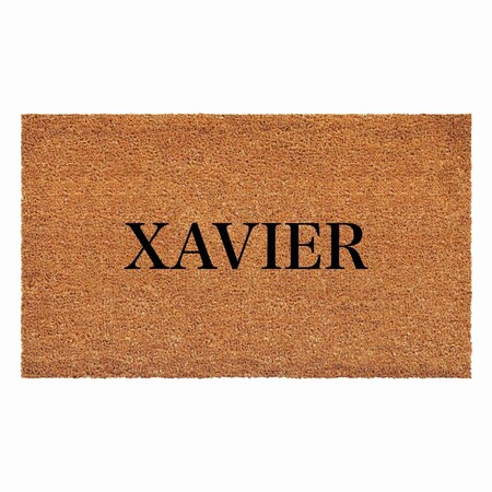Calloway Mills Personalized Door Mat, Black, Natural, 24 in W x 36 in L 111592436